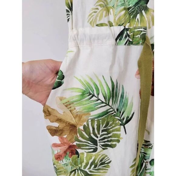 Lalipop design COTTON JUMPSUIT WITH PALM LEAF PRINT M - Picture 6 of 12